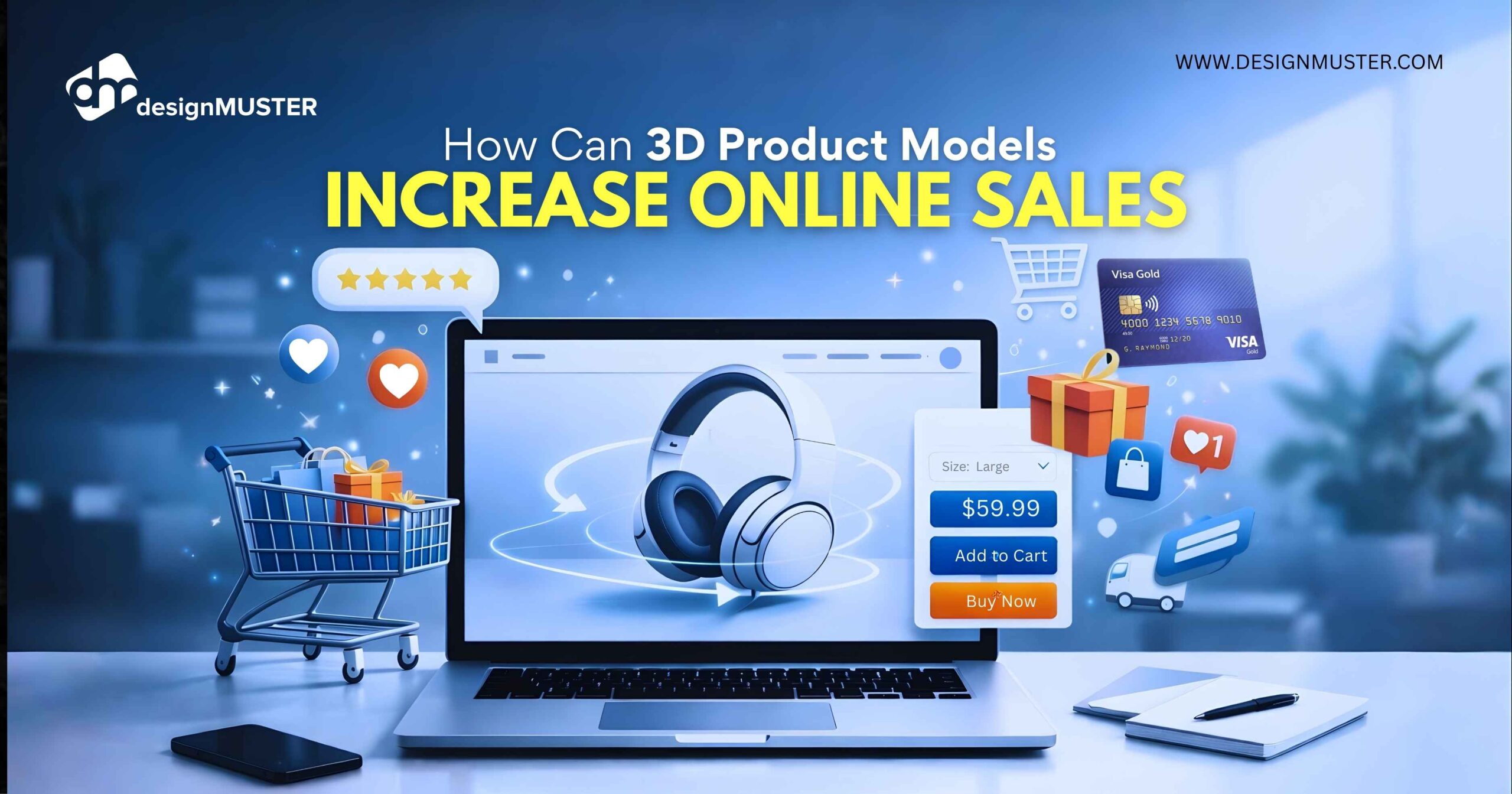 How Can 3D Product Models Increase Online Sales